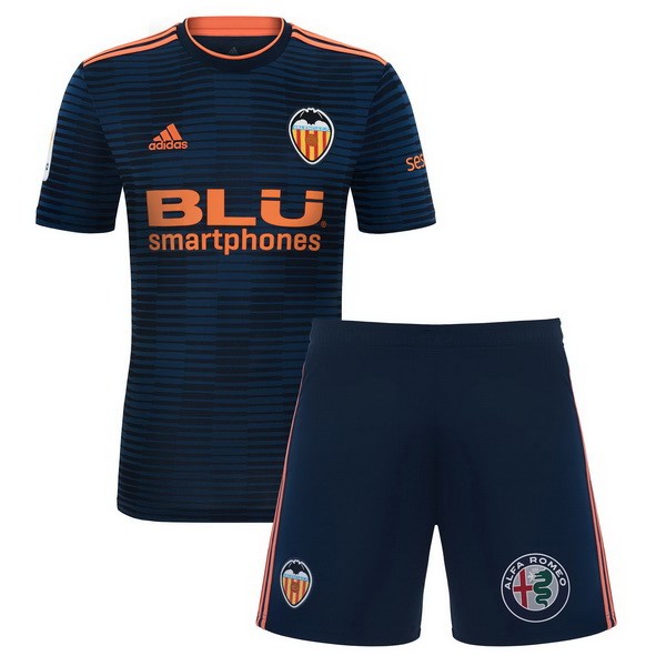 Maillot Football Valence Exterieur Enfant 2018-19 Bleu